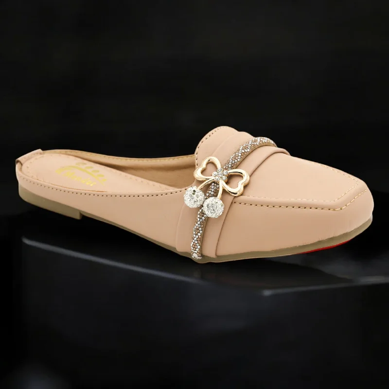 Men's slippers with a padded footbed for all - day comfort M0515 oprn back