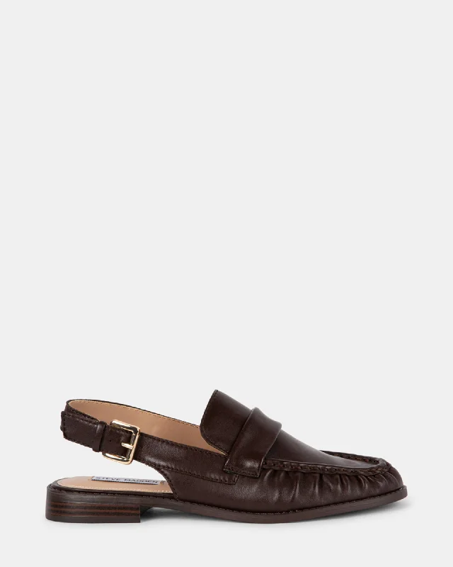 Men's loafers with a moc - toe design Men's loafers with a moc - toe design REEVES BROWN LEATHER Men's loafers with a moc - toe design Men's loafers with a moc - toe design REEVES BROWN LEATHER