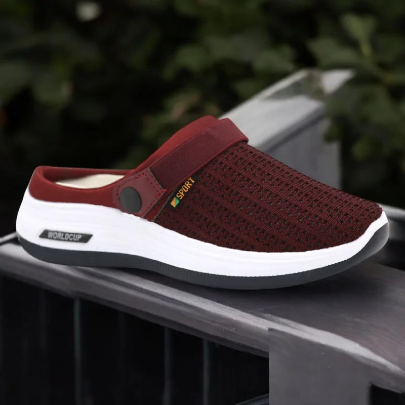 Leather men's slippers with a mule style Tessuta 012 comfy
