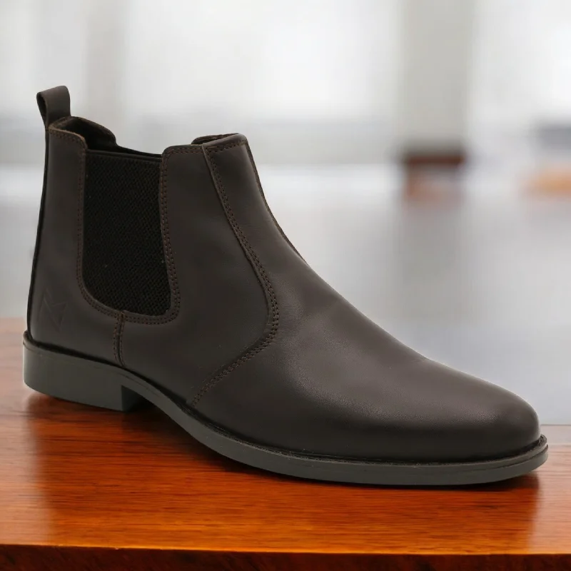 Men's slippers with a wool blend upper for warmth Mt006 men long