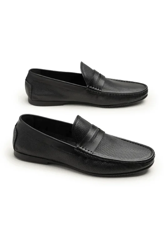 Men's casual shoes with a thick sole for added height LOGO 9290 BKJ