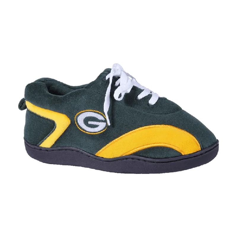 Men's slippers with a leather sole for a classic look Green Bay Packers All Around