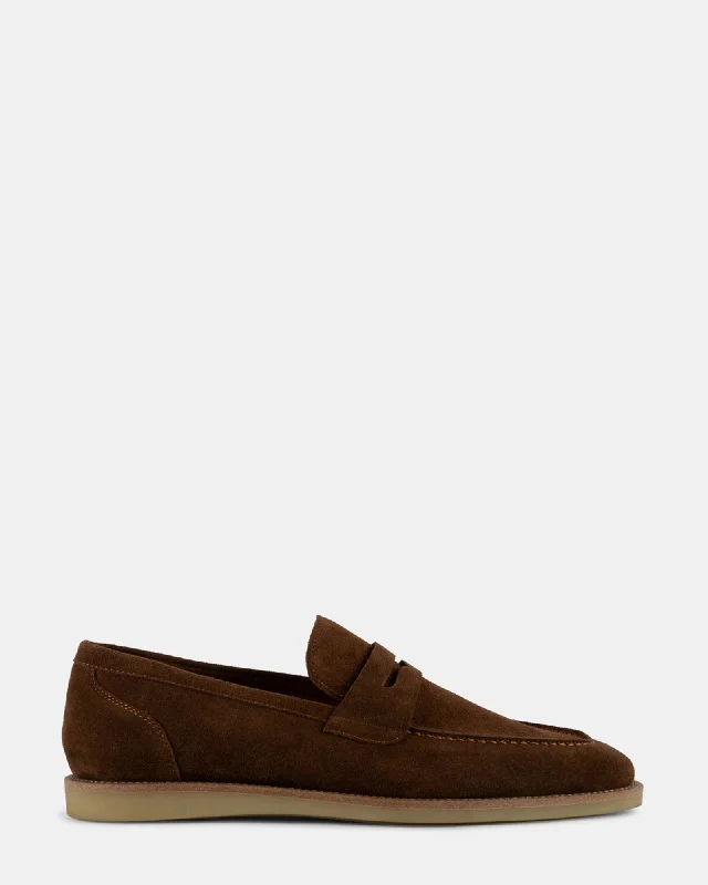 Men's loafers with a tassel front for a classic look Men's loafers with a tassel front for a classic look DASENO BROWN SUEDE Men's loafers with a tassel front for a classic look Men's loafers with a tassel front for a classic look DASENO BROWN SUEDE