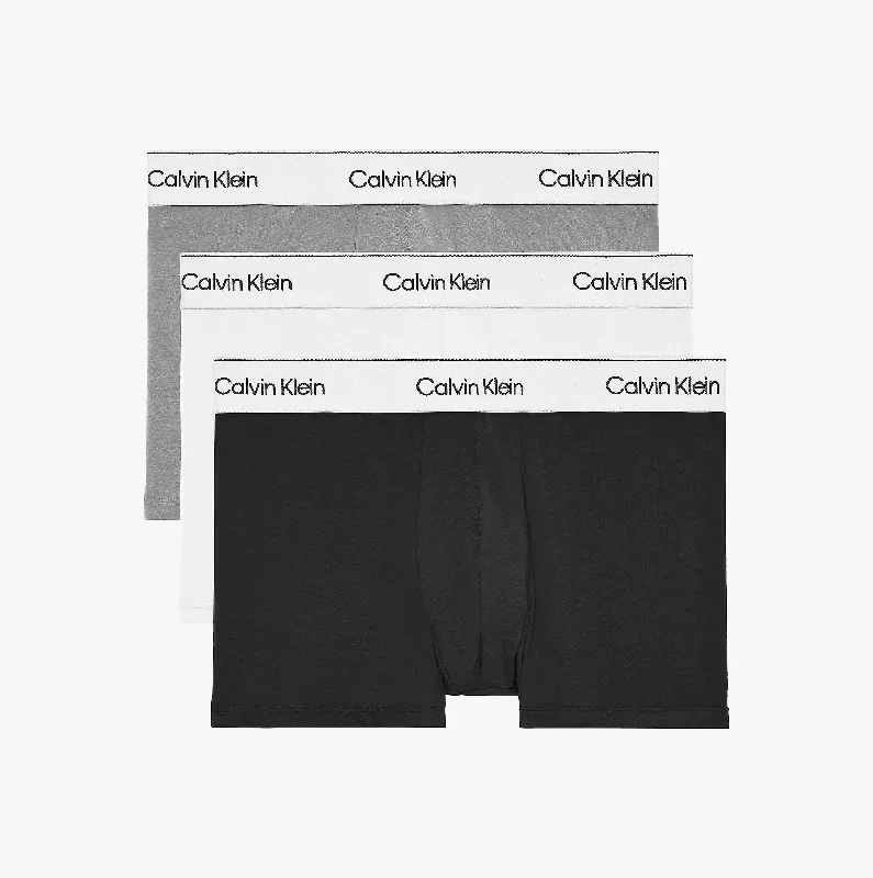 Men's slippers with a decorative pom - pom or tassel Calvin Klein MODERN COTTON STRETCH Mens 3 Pack Trunks Multicoloured Men's slippers with a decorative pom - pom or tassel Calvin Klein MODERN COTTON STRETCH Mens 3 Pack Trunks Multicoloured