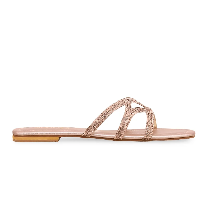 Men's slippers with a stretchy side panel for a better fit Peach Fancy Slipper FN7696