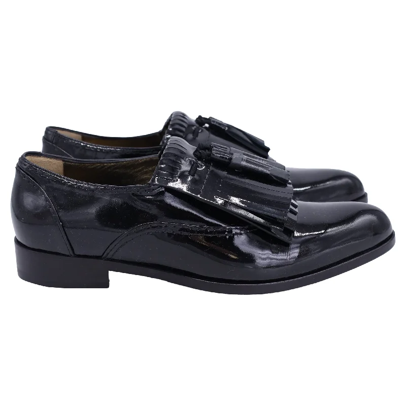 Men's loafers with a smooth leather finish Men's loafers with a smooth leather finish Lanvin Mila Tassel Fringe Loafers in Black Patent Leather Men's loafers with a smooth leather finish Men's loafers with a smooth leather finish Lanvin Mila Tassel Fringe Loafers in Black Patent Leather