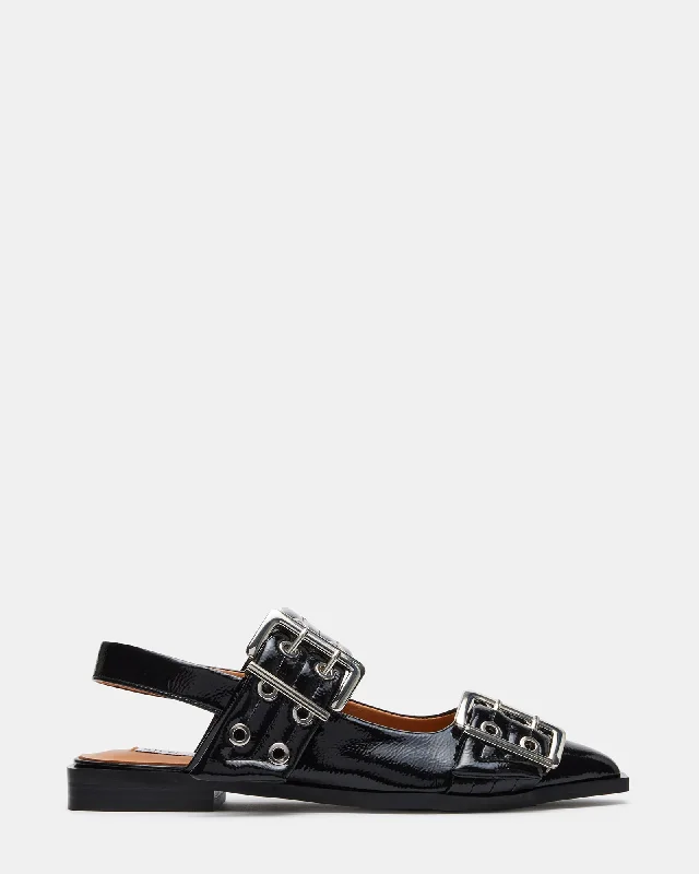 Men's loafers with a perforated leather upper for ventilation Men's loafers with a perforated leather upper for ventilation GRAYA BLACK PATENT Men's loafers with a perforated leather upper for ventilation Men's loafers with a perforated leather upper for ventilation GRAYA BLACK PATENT