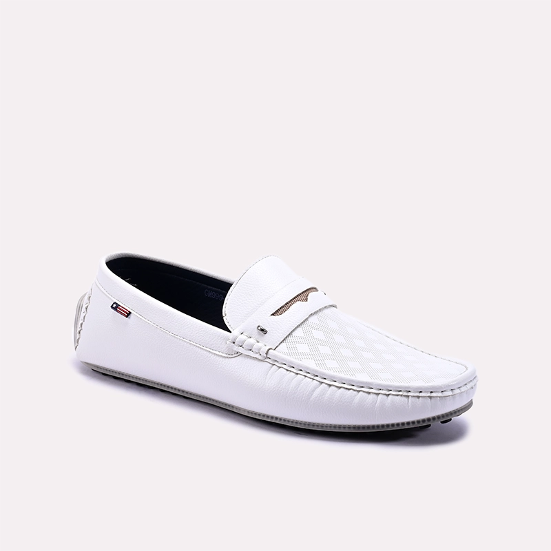 Men's loafers with a low - heeled design Men's loafers with a low - heeled design Maverick White Penny Loafers 0130746 Men's loafers with a low - heeled design Men's loafers with a low - heeled design Maverick White Penny Loafers 0130746