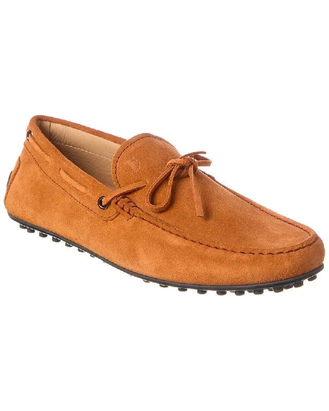 Men's loafers with a moc - toe design Men's loafers with a moc - toe design TOD’s Laccetto City Gommino Suede Loafer Men's loafers with a moc - toe design Men's loafers with a moc - toe design TOD’s Laccetto City Gommino Suede Loafer