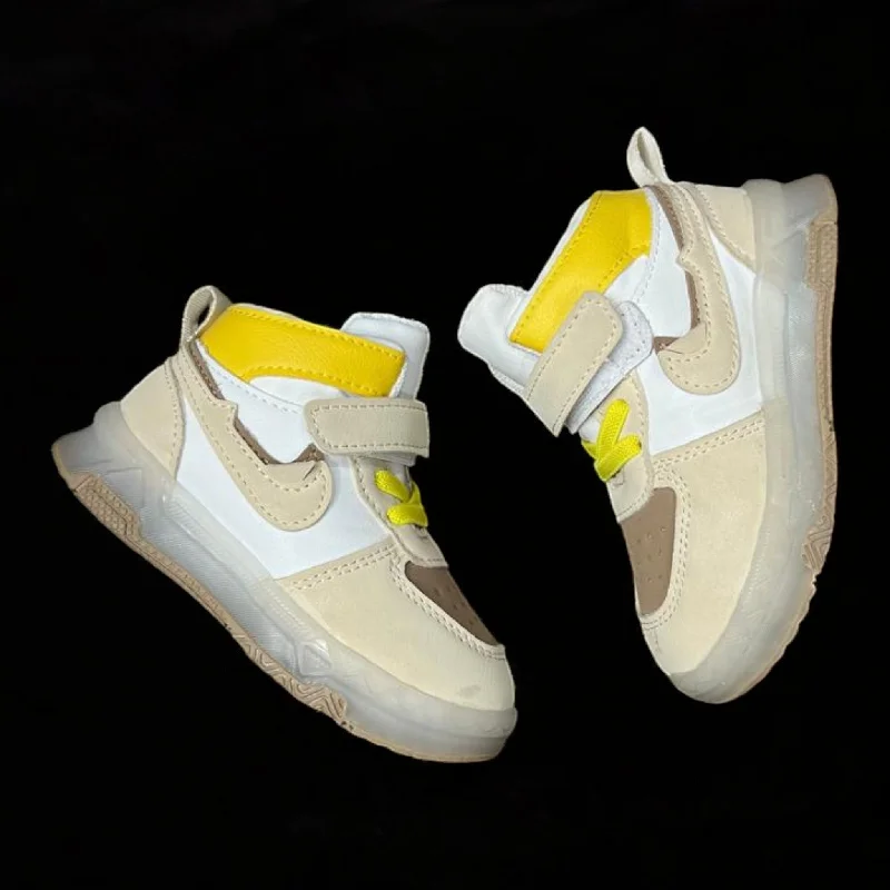 Men's plush slippers with a faux fur lining Kids long