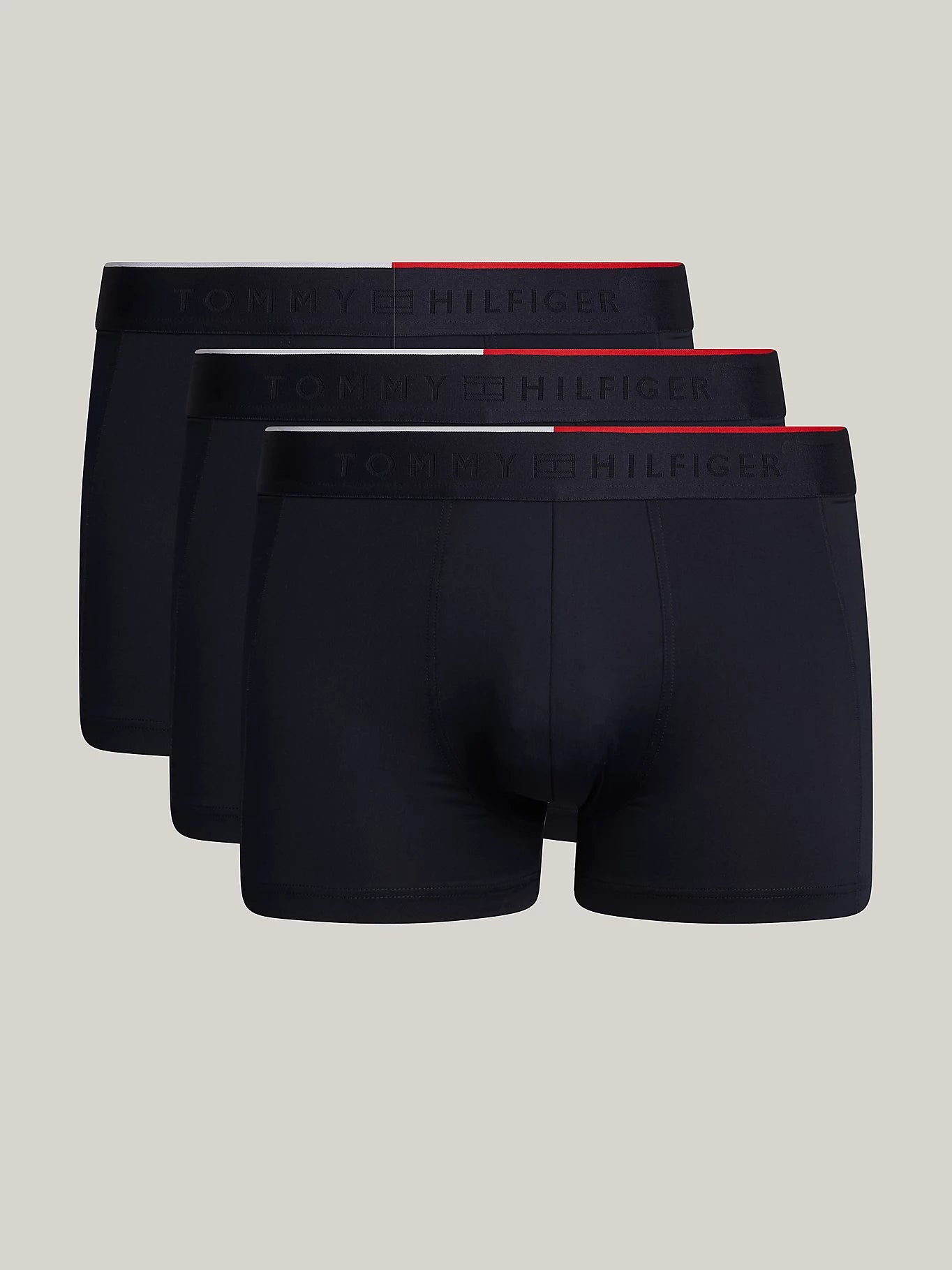 Men's slippers with a Velcro closure for easy on and off Tommy Hilfiger EVERYDAY MICRO Mens  3 -Pack Trunks Multicoloured