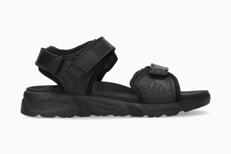 Men's sandals with a durable outer sole Men's sandals with a durable outer sole Tito - Black