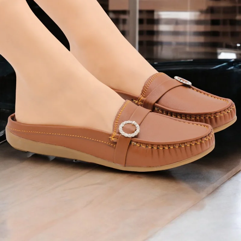 Slipper - boot style men's slippers for cold feet M0415 open back