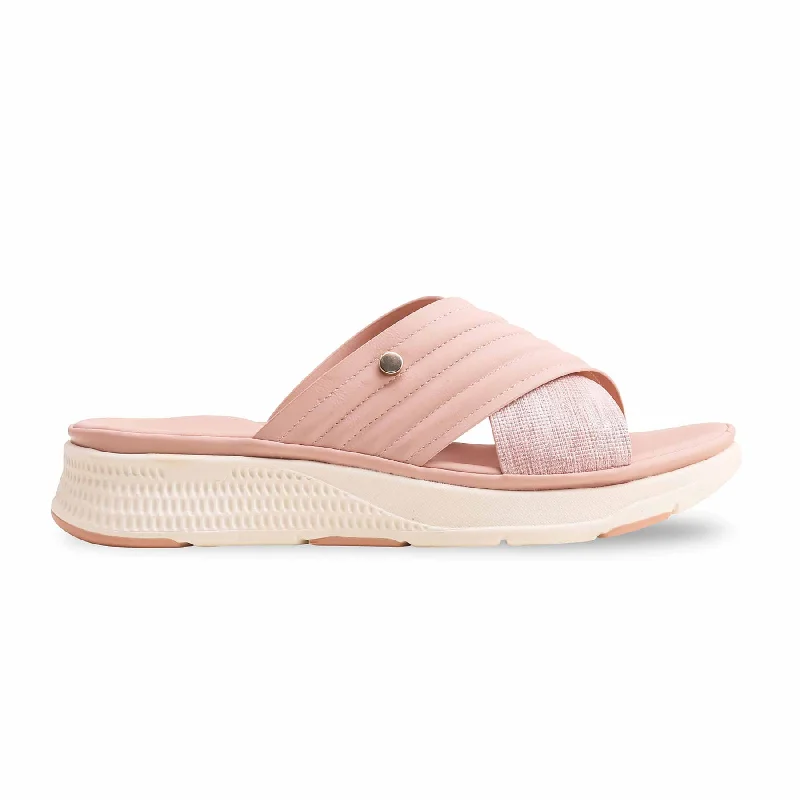 Men's slippers with a removable insole for cleaning Pink Formal Slipper PU0361