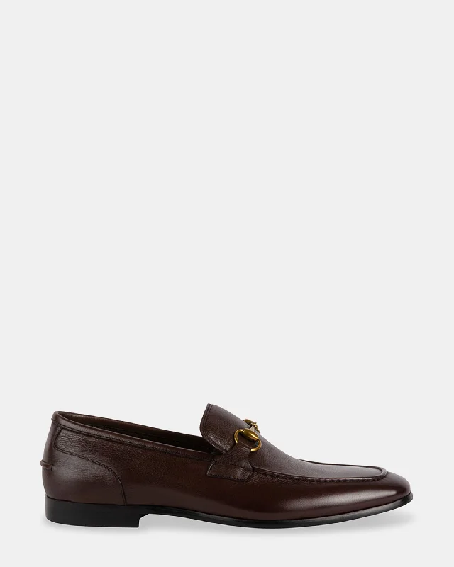 Men's loafers with a smooth leather finish Men's loafers with a smooth leather finish BANDERAS BROWN LEATHER Men's loafers with a smooth leather finish Men's loafers with a smooth leather finish BANDERAS BROWN LEATHER