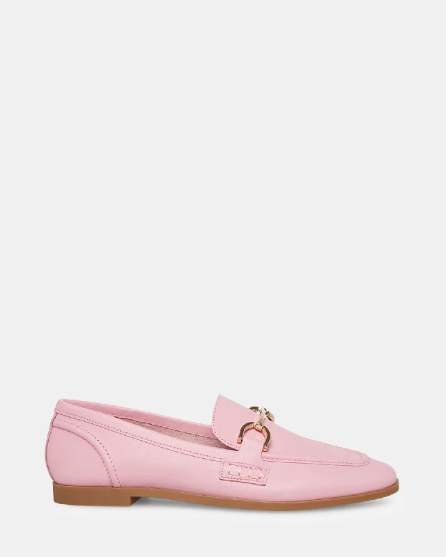 Men's leather loafers with a penny slot Men's leather loafers with a penny slot CARRINE PINK LEATHER Men's leather loafers with a penny slot Men's leather loafers with a penny slot CARRINE PINK LEATHER