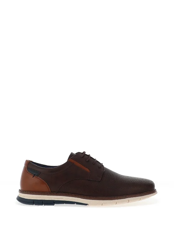 Men's casual shoes with a soft insole for cushioning Brent Normandy Casual Shoes, Walnut Men's casual shoes with a soft insole for cushioning Brent Normandy Casual Shoes, Walnut