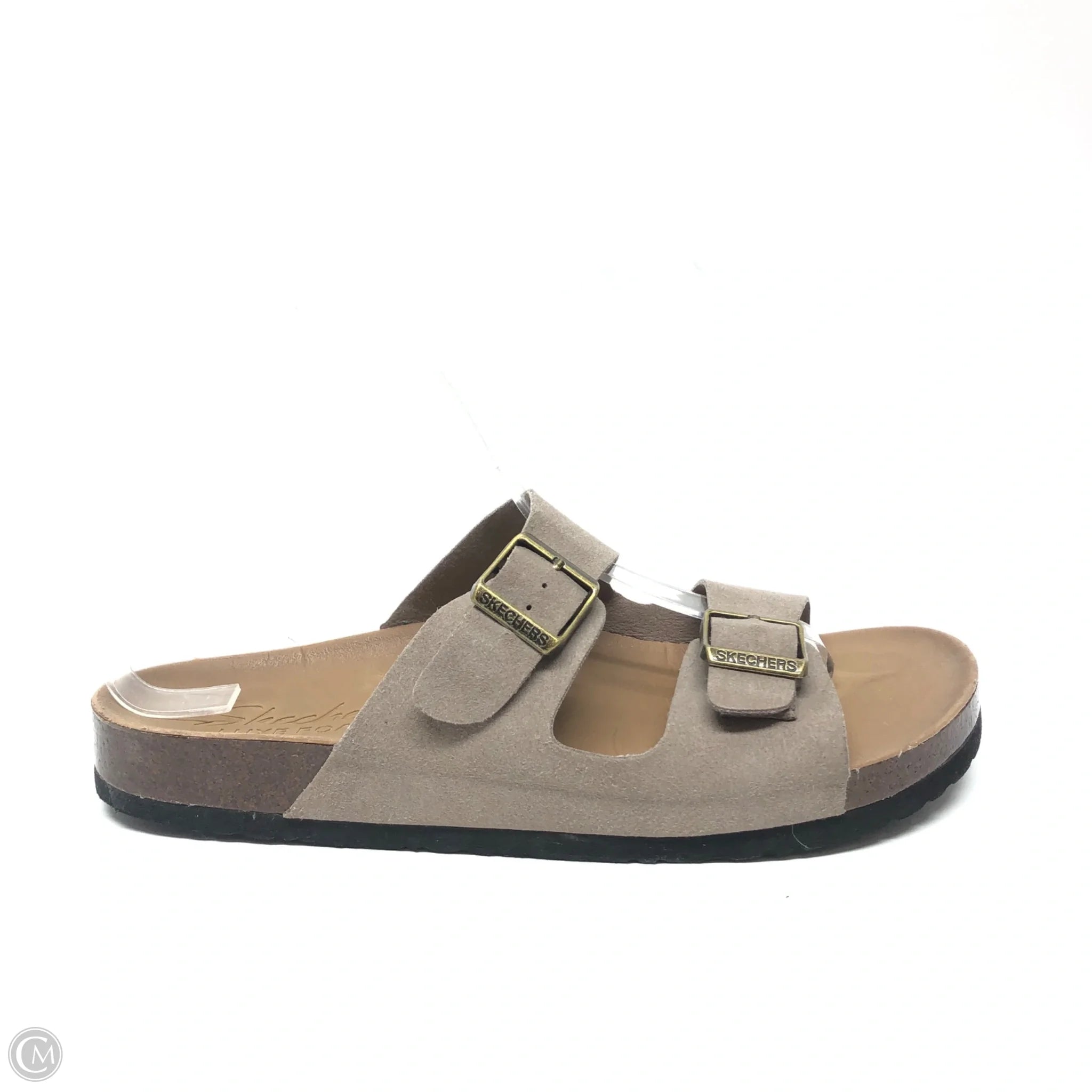 Men's sandals with a durable outer sole Men's sandals with a durable outer sole Sandals Flats By Skechers In Taupe, Size: 9 Men's sandals with a durable outer sole Men's sandals with a durable outer sole Sandals Flats By Skechers In Taupe, Size: 9