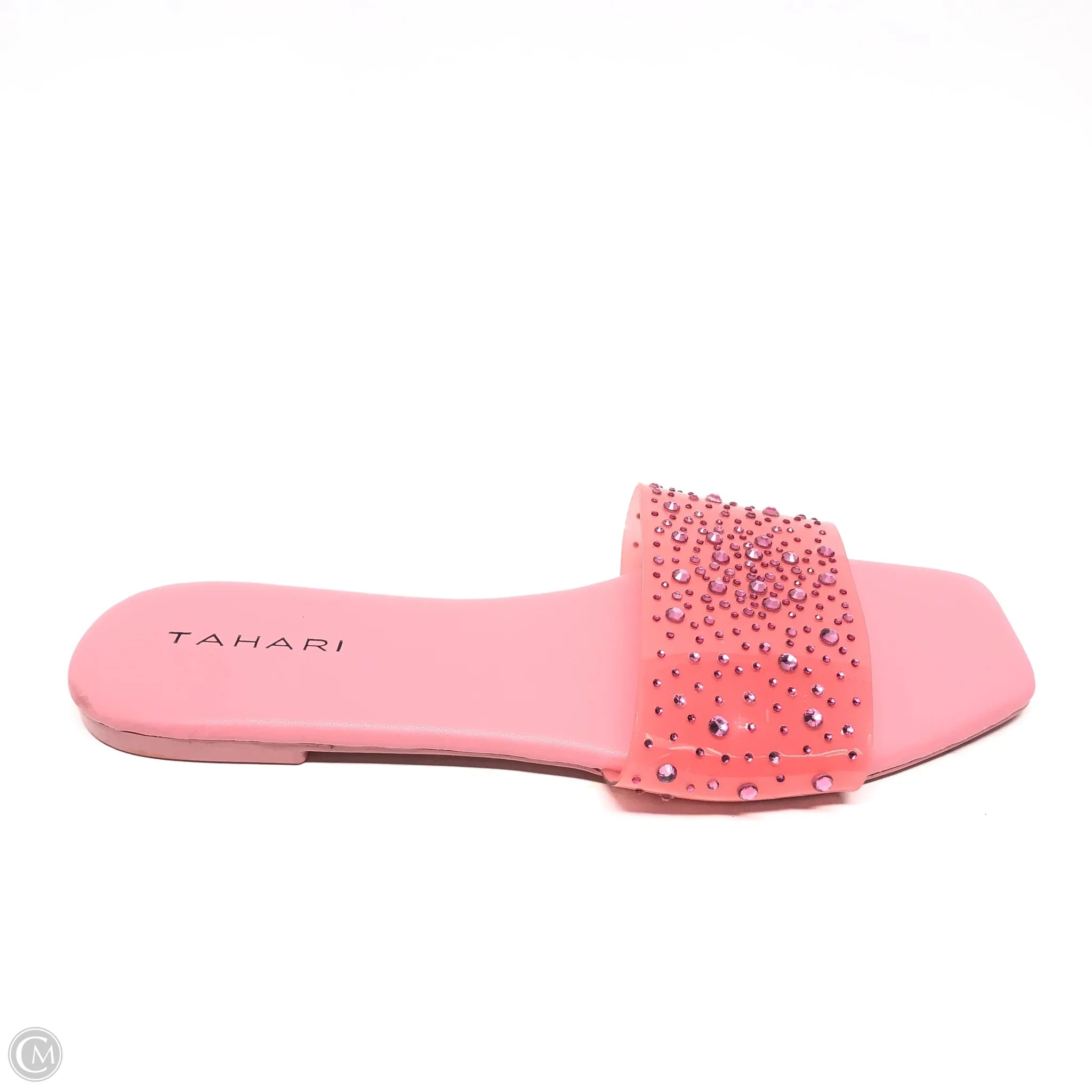 Men's sandals with a cushioned footbed Men's sandals with a cushioned footbed Sandals Flats By Tahari By Arthur Levine In Pink, Size: 7 Men's sandals with a cushioned footbed Men's sandals with a cushioned footbed Sandals Flats By Tahari By Arthur Levine In Pink, Size: 7