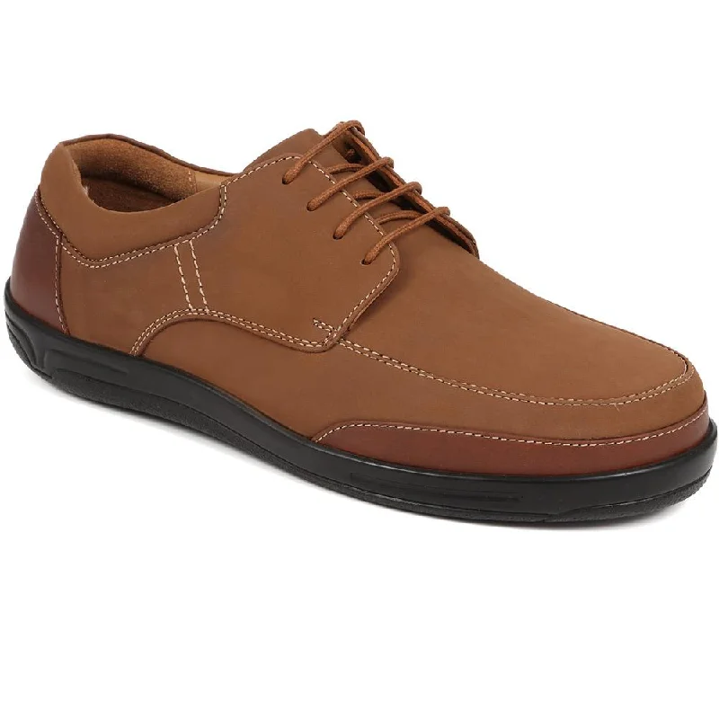 Men's casual shoes with a sporty look and feel Extra Wide Fit Leather Lace-up Shoes - PAULO / 323 744 Men's casual shoes with a sporty look and feel Extra Wide Fit Leather Lace-up Shoes - PAULO / 323 744
