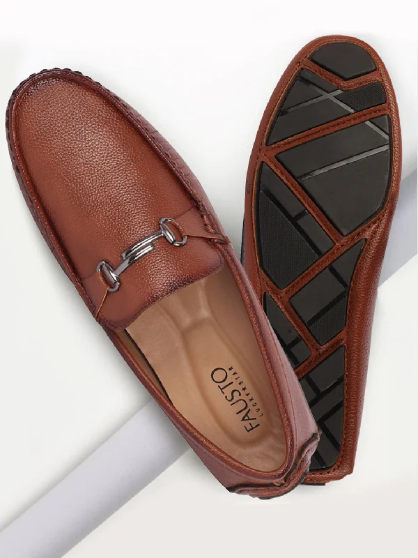 Men's casual shoes with a soft insole for cushioning Men Tan Hand Stitched Horsebit Buckle Loafer and Moccasin Driving Shoes Men's casual shoes with a soft insole for cushioning Men Tan Hand Stitched Horsebit Buckle Loafer and Moccasin Driving Shoes