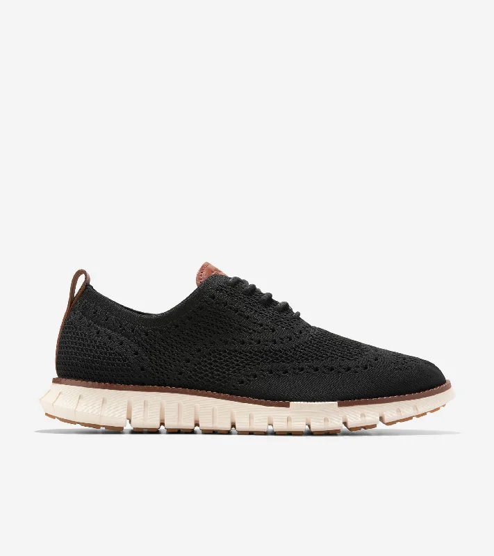 Men's formal shoes with a rubber heel cap for durability Men's ZERØGRAND Remastered Stitchlite™ Wingtip Oxford Men's formal shoes with a rubber heel cap for durability Men's ZERØGRAND Remastered Stitchlite™ Wingtip Oxford