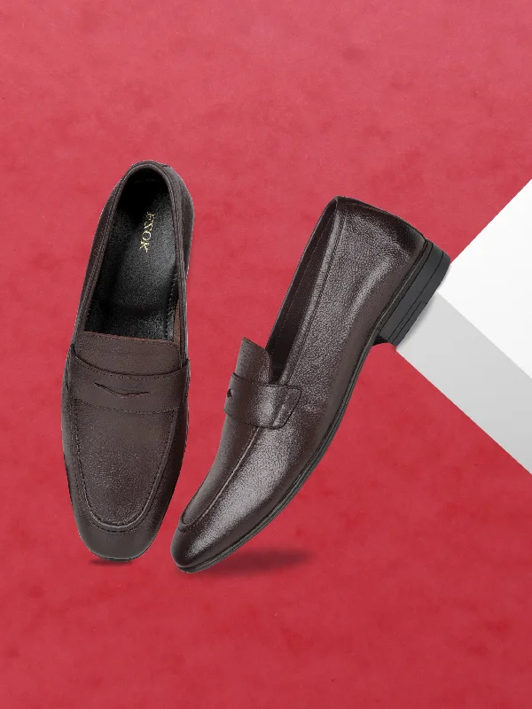 Men's casual sneakers with a mesh upper Ezok Leather Casual Shoes For Men