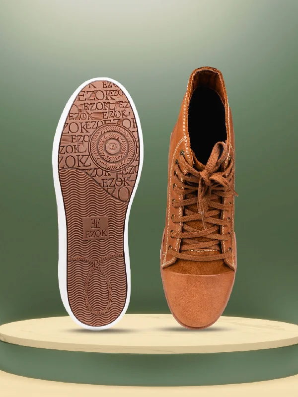 Men's casual shoes with a padded heel for comfort Ezok Leather Casual Shoes For Men Men's casual shoes with a padded heel for comfort Ezok Leather Casual Shoes For Men