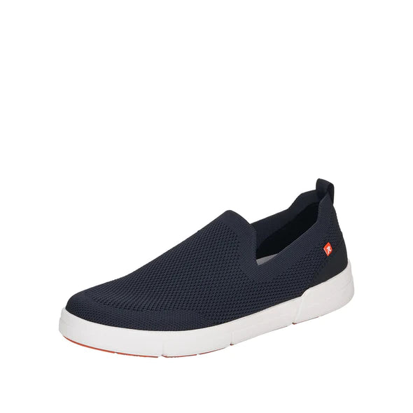 Men's casual shoes with a soft insole for cushioning Rieker 07106-14. Navy