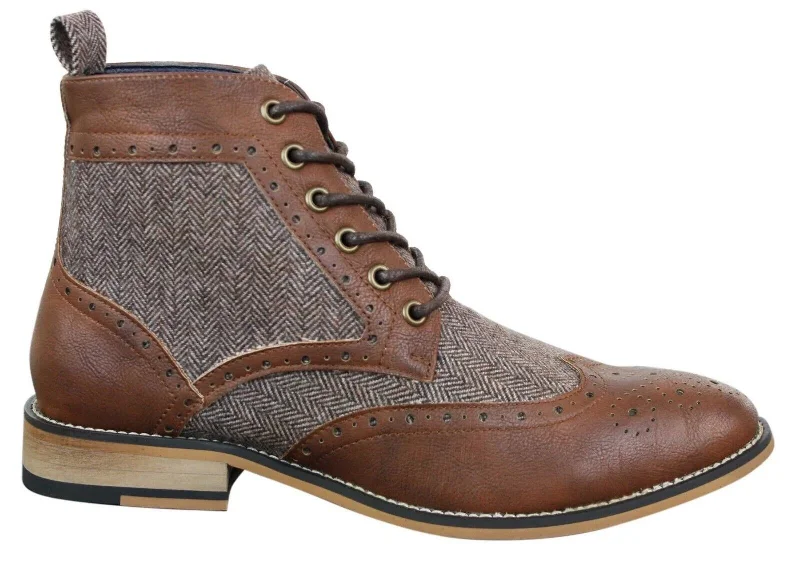 Men's formal shoes with a rubber heel cap for durability Men's formal shoes with a rubber heel cap for durability Mens Classic Tweed Oxford Ankle Boots in Brown Leather Men's formal shoes with a rubber heel cap for durability Men's formal shoes with a rubber heel cap for durability Mens Classic Tweed Oxford Ankle Boots in Brown Leather