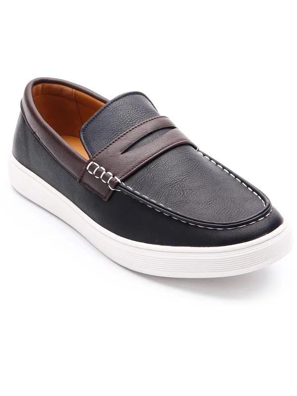 Men's formal shoes with a leather sole and heel Men's formal shoes with a leather sole and heel Drift01 Mens Penny Flat Loafers