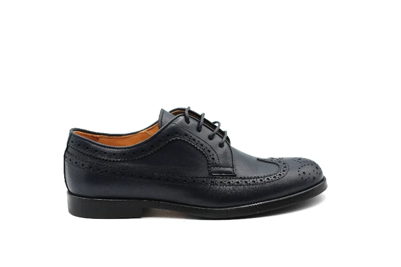 Men's formal shoes with a rubber heel cap for durability Men's formal shoes with a rubber heel cap for durability Rondinella Navy Wingtip Dress Shoe Men's formal shoes with a rubber heel cap for durability Men's formal shoes with a rubber heel cap for durability Rondinella Navy Wingtip Dress Shoe