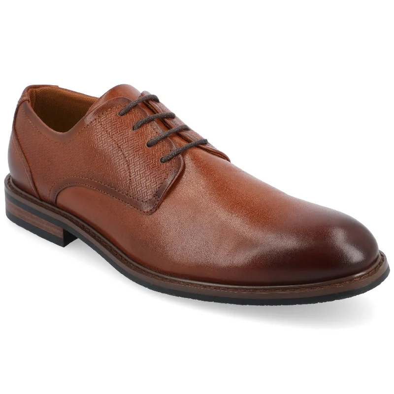 Men's leather formal Oxford shoes with a cap toe Men's leather formal Oxford shoes with a cap toe Vance Co. Kendon Plain Toe Derby Men's leather formal Oxford shoes with a cap toe Men's leather formal Oxford shoes with a cap toe Vance Co. Kendon Plain Toe Derby