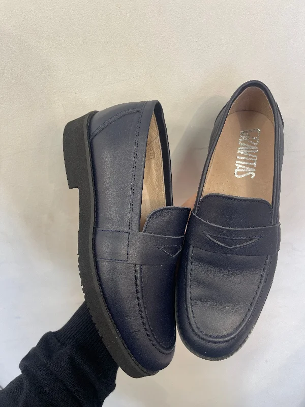 Men's formal shoes with a leather sole and heel Men's formal shoes with a leather sole and heel Gravitas Navy Penny Loafer Men's formal shoes with a leather sole and heel Men's formal shoes with a leather sole and heel Gravitas Navy Penny Loafer