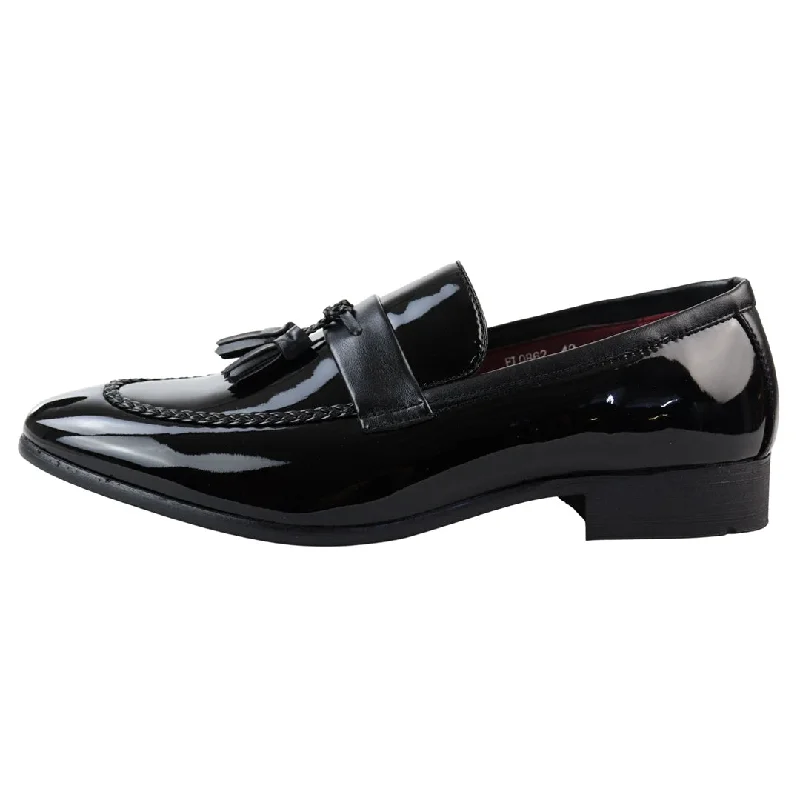 Men's formal shoes with a contrast stitching detail Men's formal shoes with a contrast stitching detail Patent Tassel Slip On Loafers Men's formal shoes with a contrast stitching detail Men's formal shoes with a contrast stitching detail Patent Tassel Slip On Loafers