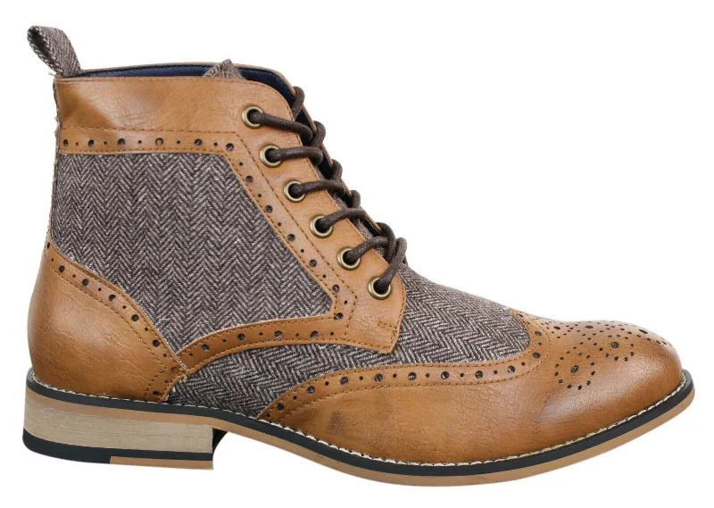 Men's formal shoes with a leather lining for breathability Men's formal shoes with a leather lining for breathability Mens Classic Tweed Oxford Ankle Boots in Tan Leather Men's formal shoes with a leather lining for breathability Men's formal shoes with a leather lining for breathability Mens Classic Tweed Oxford Ankle Boots in Tan Leather