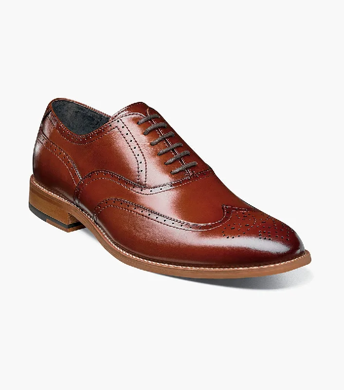 Men's formal shoes with a padded insole for comfort Men's formal shoes with a padded insole for comfort Stacy Adams DUNBAR Wingtip Oxford Shoes Jumbo - Cognac Men's formal shoes with a padded insole for comfort Men's formal shoes with a padded insole for comfort Stacy Adams DUNBAR Wingtip Oxford Shoes Jumbo - Cognac