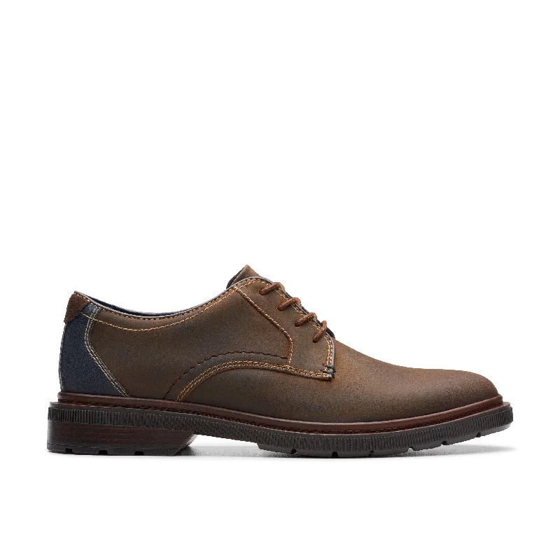 Men's formal shoes with a rubber heel cap for durability Men's formal shoes with a rubber heel cap for durability Clarks Burchill Derby in Brown Leather Men's formal shoes with a rubber heel cap for durability Men's formal shoes with a rubber heel cap for durability Clarks Burchill Derby in Brown Leather