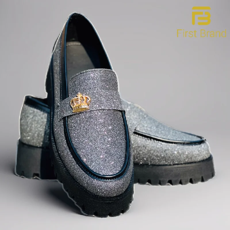 Men's casual shoes with a padded heel for comfort C013-Chunky Shoe