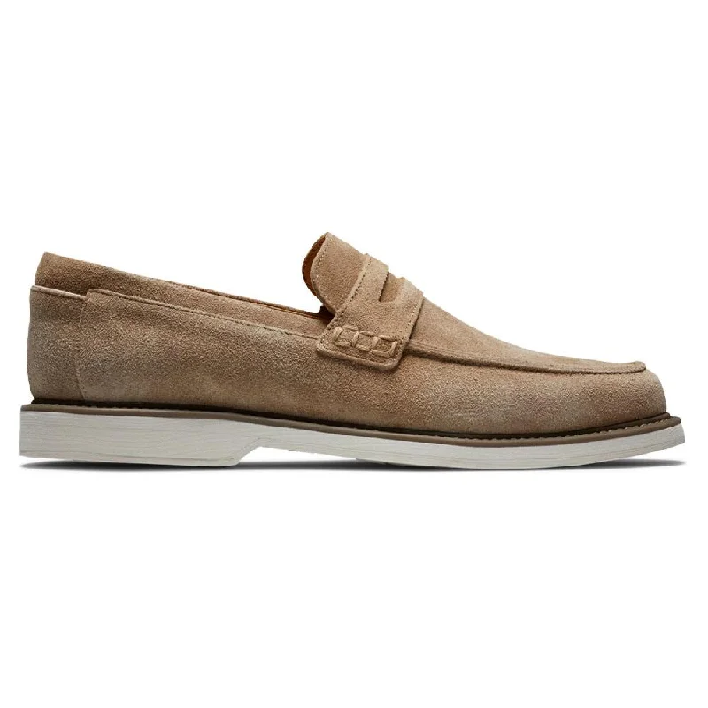 Men's casual shoes with a geometric pattern FootJoy Suede Loafer Casual Shoes 2024