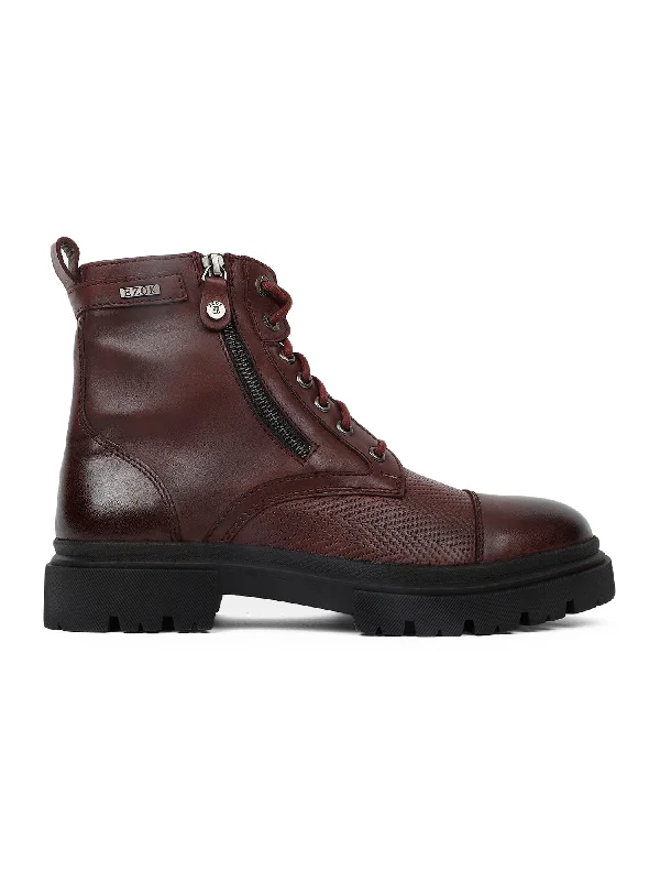 Men's casual shoes with a floral print for a unique style Ezok Bordo Leather Boot Shoes For Men 2501 Men's casual shoes with a floral print for a unique style Ezok Bordo Leather Boot Shoes For Men 2501