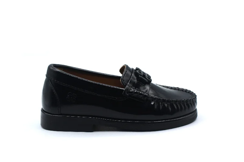 Men's formal shoes with a leather sole and heel Men's formal shoes with a leather sole and heel Porte Black Logo Loafer Men's formal shoes with a leather sole and heel Men's formal shoes with a leather sole and heel Porte Black Logo Loafer