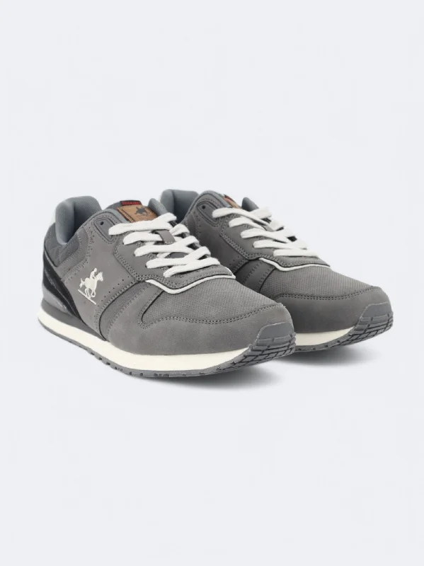 Men's casual shoes with a logo patch on the tongue Men's Brand Logo Embroidered Sneakers,Grey Men's casual shoes with a logo patch on the tongue Men's Brand Logo Embroidered Sneakers,Grey