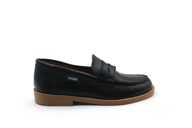 Men's formal shoes with a leather lining for breathability Men's formal shoes with a leather lining for breathability Atlanta Black Pebbled Penny Loafer Men's formal shoes with a leather lining for breathability Men's formal shoes with a leather lining for breathability Atlanta Black Pebbled Penny Loafer