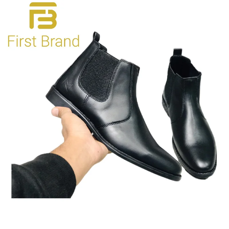 Men's casual shoes with a geometric pattern C023-Chelsea boot