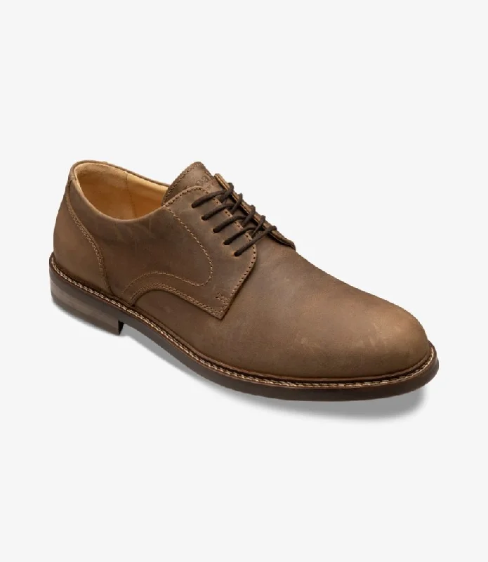 Men's casual shoes with a thick sole for added height LOAKE Franklin Boot - Brown Nubuck Men's casual shoes with a thick sole for added height LOAKE Franklin Boot - Brown Nubuck