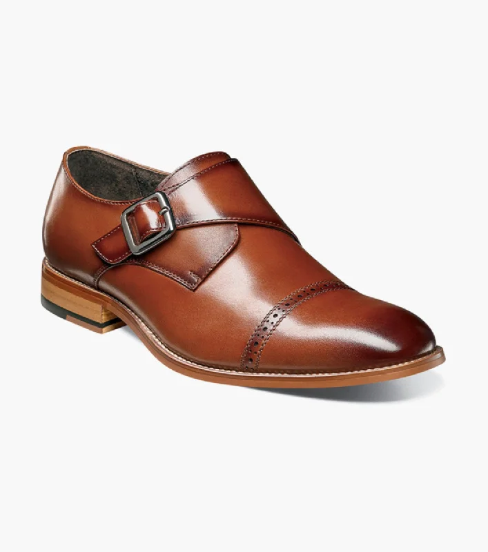 Men's formal shoes with a leather lining for breathability Men's formal shoes with a leather lining for breathability Stacy Adams DESMOND Cap Toe Monk Strap Shoes - Cognac Men's formal shoes with a leather lining for breathability Men's formal shoes with a leather lining for breathability Stacy Adams DESMOND Cap Toe Monk Strap Shoes - Cognac