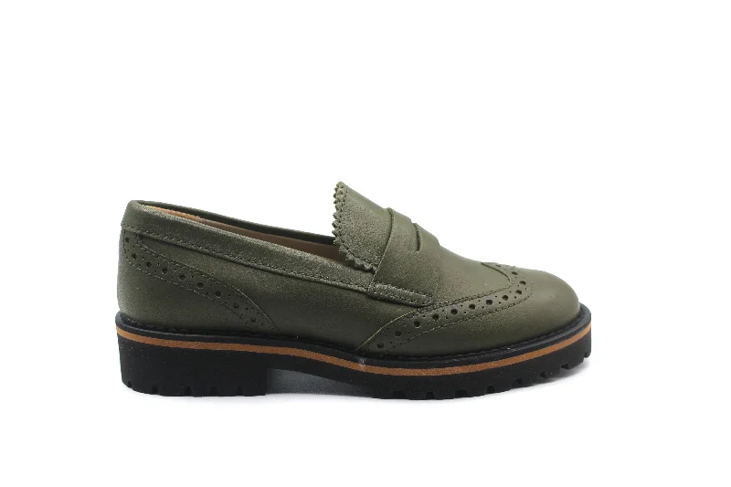 Men's formal shoes with a padded insole for comfort Men's formal shoes with a padded insole for comfort Beberlis Olive Green Penny Loafer Men's formal shoes with a padded insole for comfort Men's formal shoes with a padded insole for comfort Beberlis Olive Green Penny Loafer