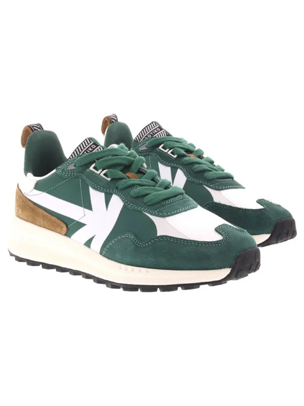 Men's casual shoes with a sporty look and feel Men's Printed Sneakers,Green