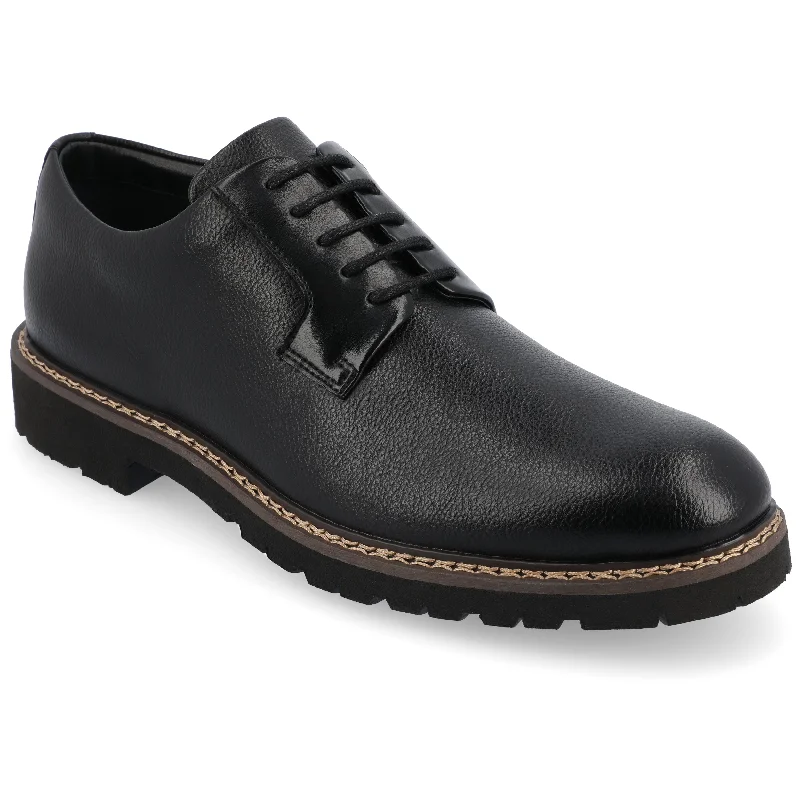Men's formal shoes with a leather sole and heel Men's formal shoes with a leather sole and heel Vance Co. Martin Plain Toe Derby Men's formal shoes with a leather sole and heel Men's formal shoes with a leather sole and heel Vance Co. Martin Plain Toe Derby